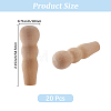 10Pcs Unfinished Wood Puppet WOOD-GF0002-42B-2