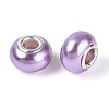 Imitation Pearl Style Resin European Beads RPDL-T003-001D-2