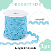 1 Roll Polyester Wave Bending Fringe Trim OCOR-ME0001-97A-2