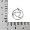 201 Stainless Steel Pendants STAS-S157-15P-3