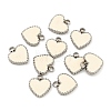 Fashion 304 Stainless Steel Enamel Pendants STAS-Z009-08P-2