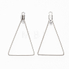 Tarnish Resistant 304 Stainless Steel Wire Pendants STAS-T051-001-3