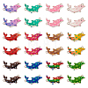  48Pcs 12 Colors Alloy Enamel Connector Charms ENAM-TA0001-60-2