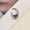 304 Stainless Steel Halloween Spider Hoop Nose Rings for Men Women AC7796-1