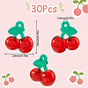 30Pcs Resin Imitation Fruit Pendants CRES-SC0002-94-2