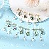 304 Stainless Steel Dangle Earrings SH-EJEW-JE07481-1