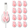 Yeah Gesture Thumb Shape Plastic Cable Organizer Clips PL-FZCA1FC-01C-1