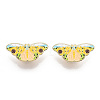 Butterfly with Sunflower Enamel Pin JEWB-G014-B01-2