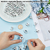 50Pcs UV Plating Acrylic Beads MACR-SP0002-27A-3