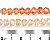Transparent Painted Glass Beads Strands X1-DGLA-A034-T6mm-A20-4