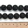 Natural Lava Rock Round Beads Strands G-M169-16mm-03-5