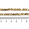 Electroplated Synthetic Non-magnetic Hematite Beads Strands X-G-A234-G03-01G-4