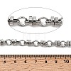 304 Stainless Steel Flat Round Link Chains CHS-K024-13P-2