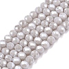 Electroplate Glass Beads Strands LS-EGLA-A044-P4mm-A19-1