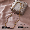 European 304 Stainless Steel Cable Chain Necklaces for Women OE0950-5-1