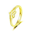 Brass Adjustable Rings for Women RJEW-R005-05G-4