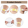 200Pcs 2 Colors VIP PP Plastic Waterproof Bracelets BJEW-SP0001-33-5