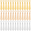 90Pcs 3 Colors Alloy Pendants FIND-SC0025-51-1