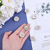 Brass Cufflinks BUTT-WH0030-74-3