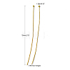 Brass Ball Head Pins LS-X-RP0.6x70mm-G-5