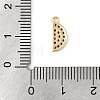 Brass Micro Pave Cubic Zirconia Pendants KK-R219-36D-G-3