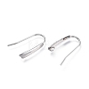 304 Stainless Steel Earring Hooks STAS-K211-02P-2