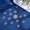 80Pcs Transparent Glass Cabochons GGLA-BBC0001-05-4