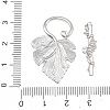 Brass Toggle Clasps KK-CBA7BFE-08P-3