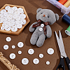 70Pcs 5 Styles Shell Buttons FIND-ME0003-63-5