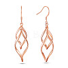 SHEGRACE Brass Dangle Earrings JE888B-1