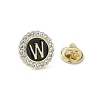 Letter Enamel Pins JEWB-S042-03W-G-2