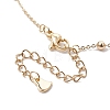 Brass Cable Chain Anklets AJEW-AN00601-02-4