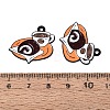 Baking Paint Alloy Enamel Pendants PALLOY-T093-19-3
