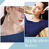 200Pcs 2 Colors Brass Hoop Earrings Findings Kidney Ear Wires KK-SP0001-30-5