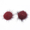 Faux Mink Fur Ball Decoration FIND-S267-3.5cm-06-2