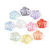UV Plating Transparent Acrylic Beads OACR-N150-24-01-1