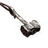 Alloy Viking Hammer Pendant Imitation Leather Cord Necklaces for Men FS-WGE3E04-01-6
