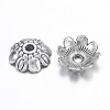 Tibetan Style Alloy Bead Caps X-LF0370Y-2