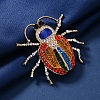 Beatles Alloy Rhinestone Brooches for Backpack Clothes PW-WGB4875-01-2