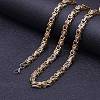 Titanium Steel Byzantine Chains Necklaces FS-WG56795-153-1