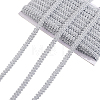 Polyester Centipede Braided Wavy Ribbon OCOR-WH0105-232-1
