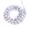 Anti-Tarnish Electroplate Glass Beads Strands GLAA-T025-29E-2