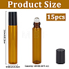 15Pcs Glass Essential Oil Empty Roller Ball Bottle CON-GF0001-26-2