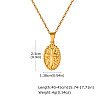 304 Stainless Steel Pendant Necklaces for Women WG8B2D1-01-1