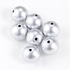 Matte Style Spray Painted Acrylic Beads ACRP-S669-12mm-01-1