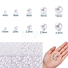 443Pcs 5 Sizes ABS Plastic Imitation Pearl Beads KY-YW0001-10-2