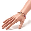 Natural Agate Round Beads Stretch Bracelets BJEW-JB07294-04-7