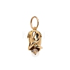 Ion Plating(IP) Brass Micro Pave Cubic Zirconia Pendants LS-PW-WG53304-06-1