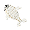 Glass Seed Beaded Pendants PALLOY-MZ01339-2