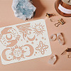 Plastic Reusable Drawing Painting Stencils Templates DIY-WH0202-319-3